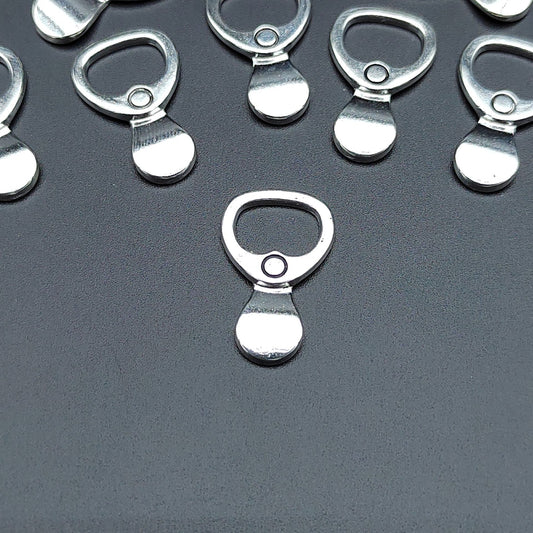 100PCS Alloy Pendants Can Pull Tab Jewelry Making Findings Supplies DIY Pendants Doki Decor   